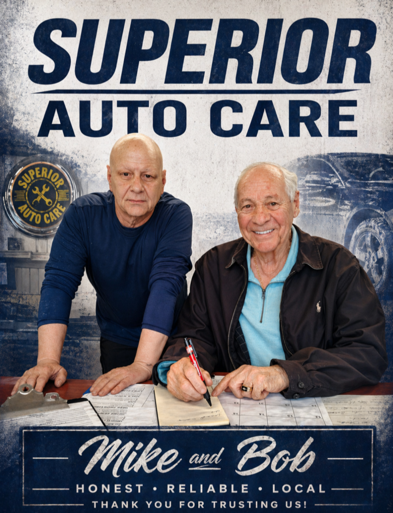 Father and son owners of Superior Auto Care in Rochester NY Father and son owners of Superior Auto Care in Rochester NY